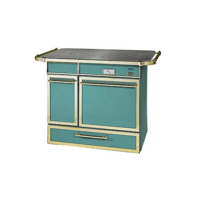 Chatelaine vert atoll cuisiniere bois Godin cuisson et chauffage - Sarl LAULHE IBOS 65