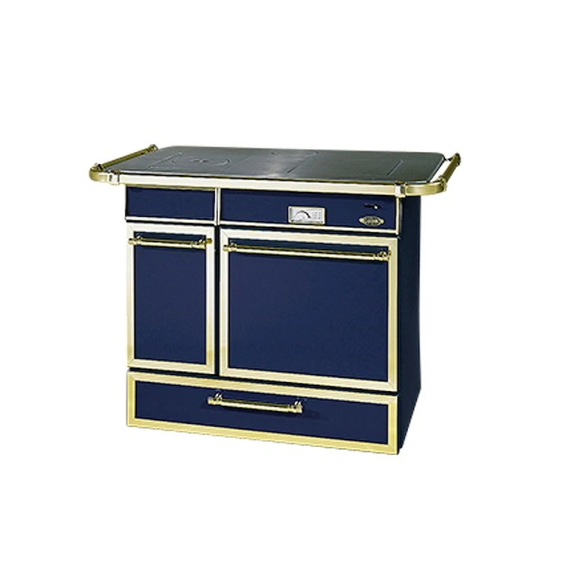 cuisiniere bois La Chatelaine cuisson et chauffage GODIN Bleu saphir - SARL LAULHE IBOS 65